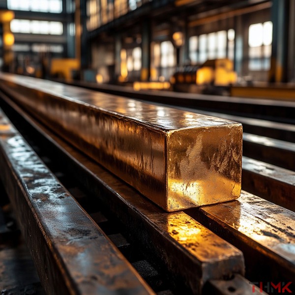 Квадрат бронзовый 25х25 мм БрАМц9-2 ГОСТ 1628-2019